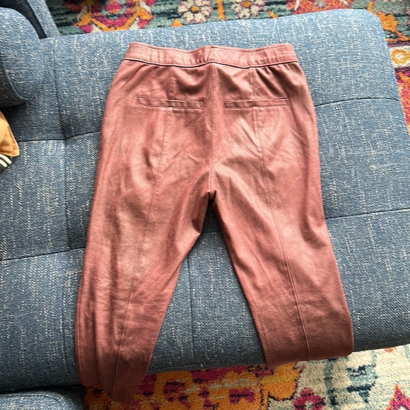 Free People Faux Suede Rose Never Let Go Leggings - Picture 5 of 9